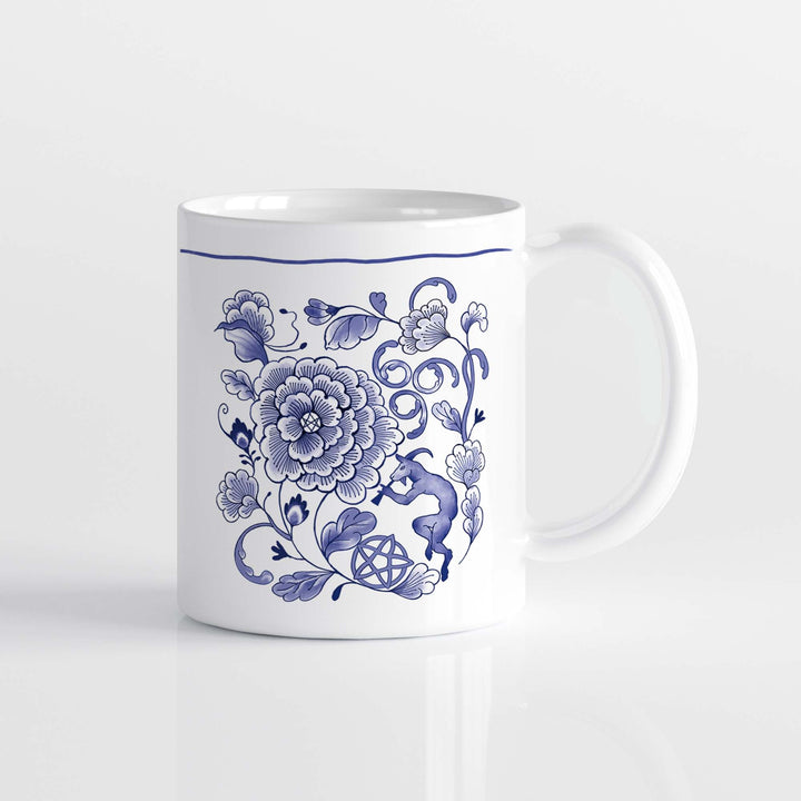 Sabbatic Goat Blue Mug