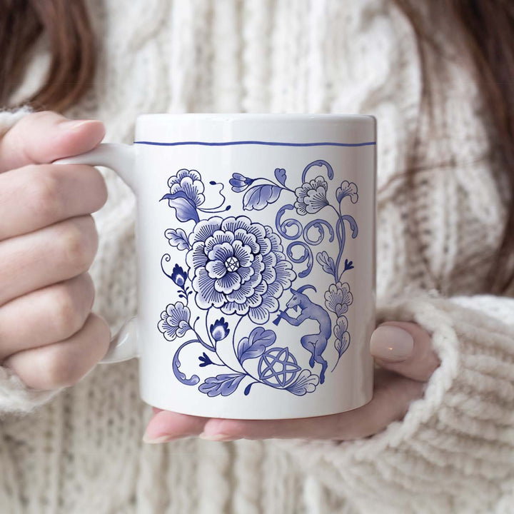 Sabbatic Goat Blue Mug