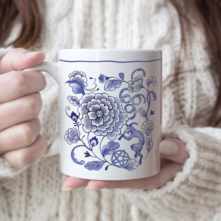 Sabbatic Goat Blue Mug