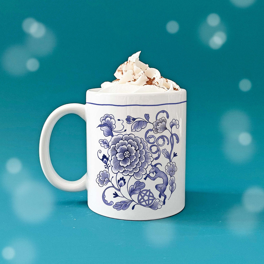 Sabbatic Goat Blue Mug