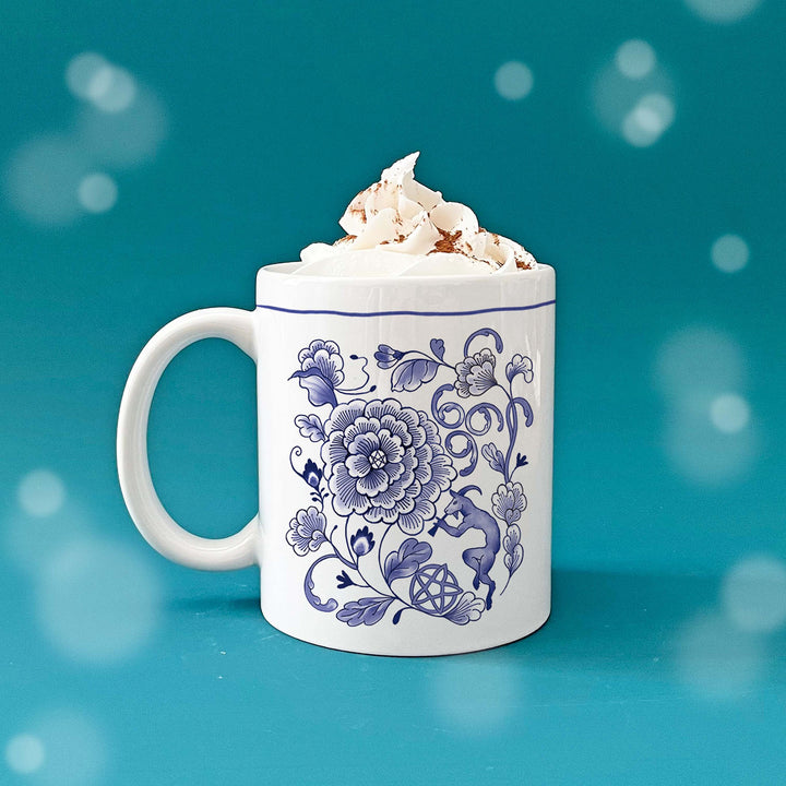 Sabbatic Goat Blue Mug