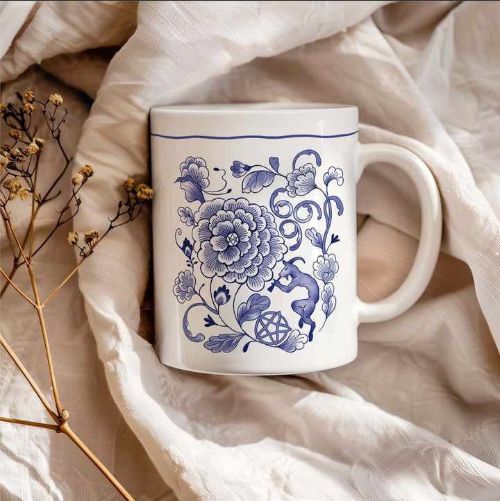 Sabbatic Goat Blue Mug