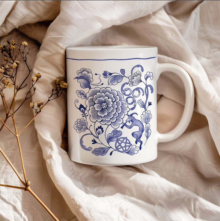 Sabbatic Goat Blue Mug