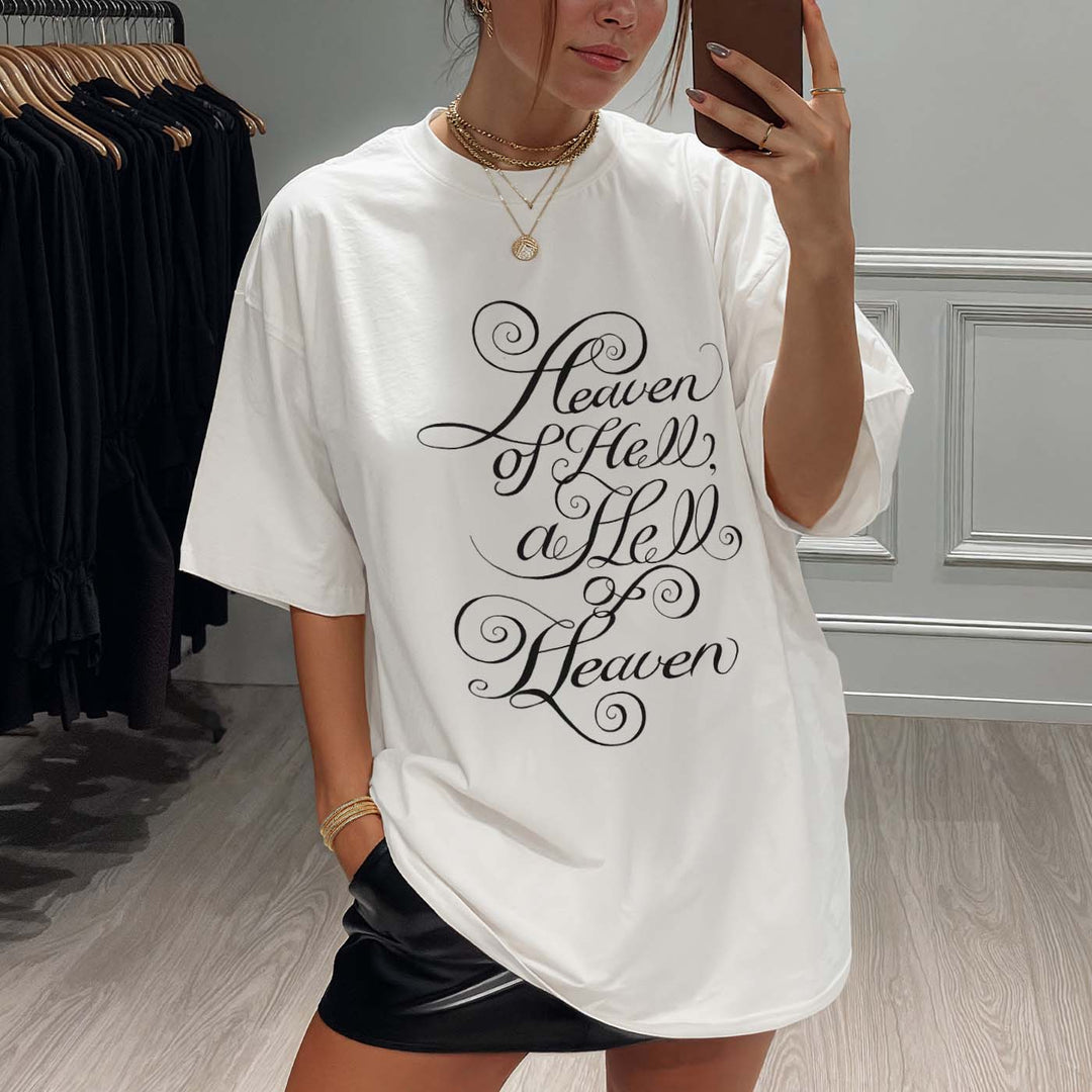 Heaven of Hell, a Hell of Heaven, Paradice Lost Quotes Unisex T-shirt