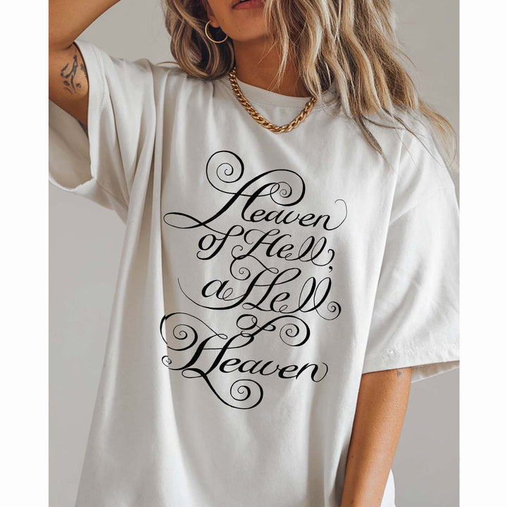 Heaven of Hell, a Hell of Heaven, Paradice Lost Quotes Unisex T-shirt