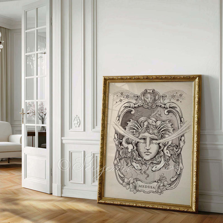 Medusa, Greek Myth Art Print