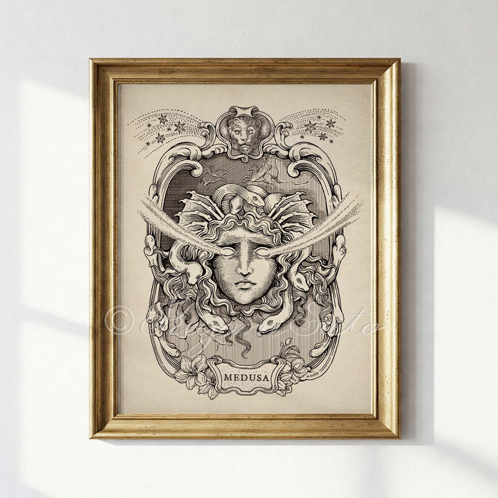 Medusa, Greek Myth Art Print