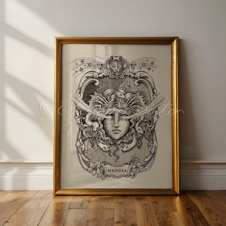 Medusa, Greek Myth Art Print