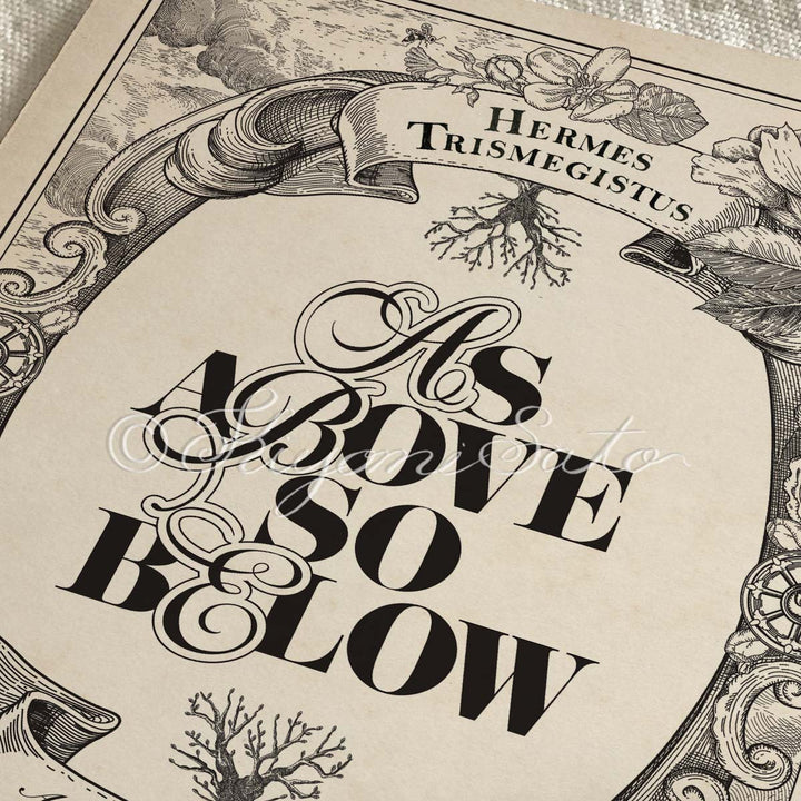 As Above So Below Print