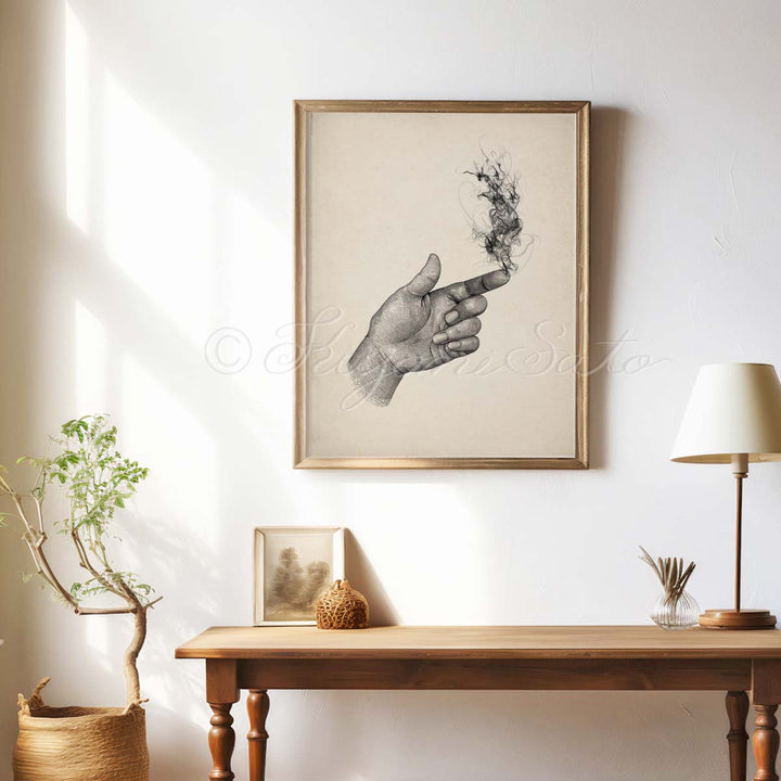 Casting Of The Eternal Flame Print