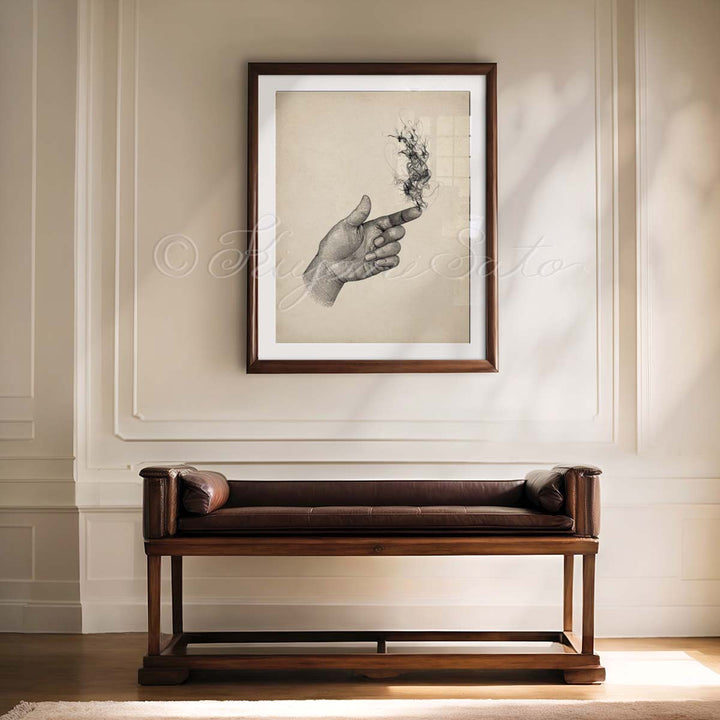Casting Of The Eternal Flame Print