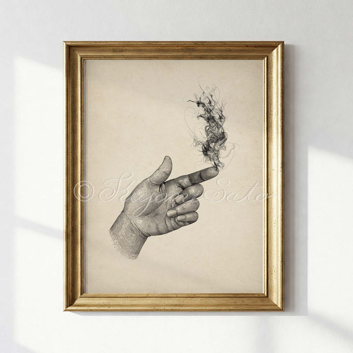 Casting Of The Eternal Flame Print
