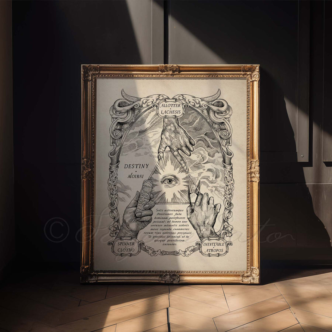 Destiny, The Moirai, Greek Myth Art Print