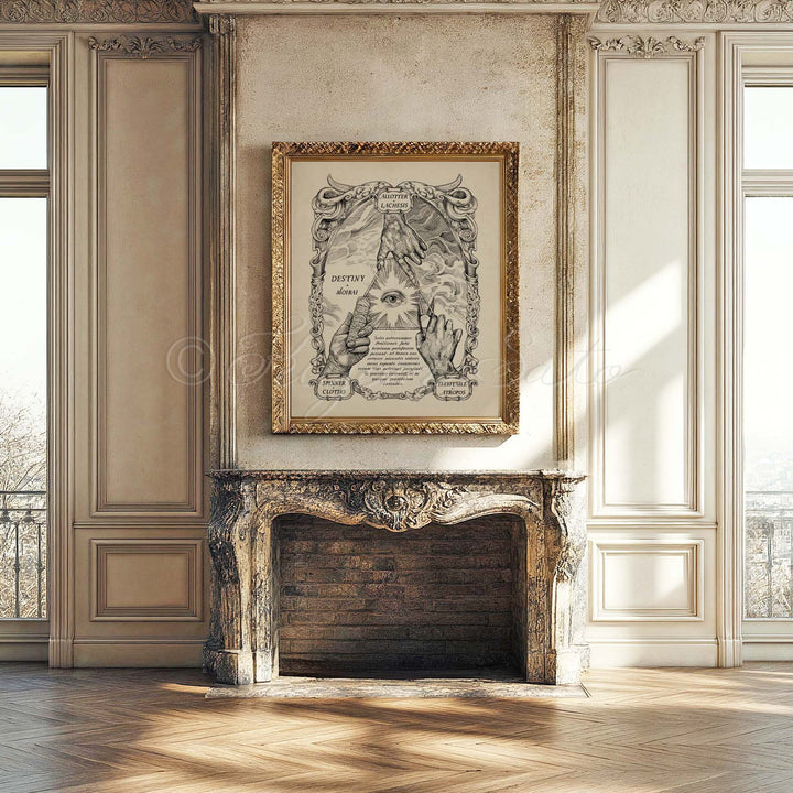 Destiny, The Moirai, Greek Myth Art Print
