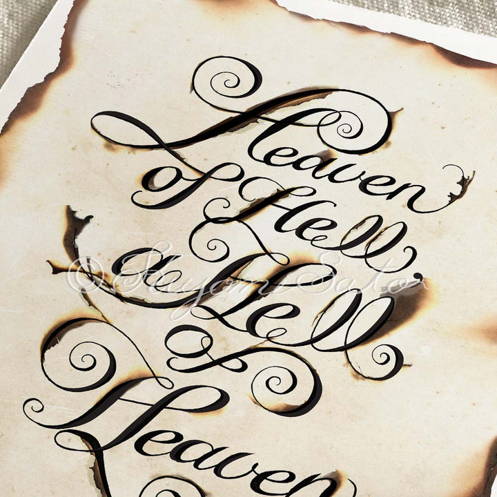 Paradise Lost quote by John Milton Print