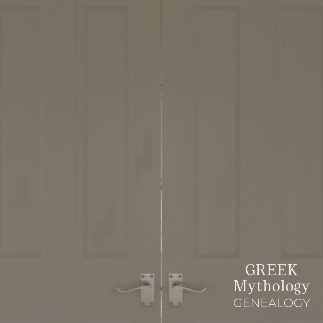 Greek Mythology Genealogy Poster Large