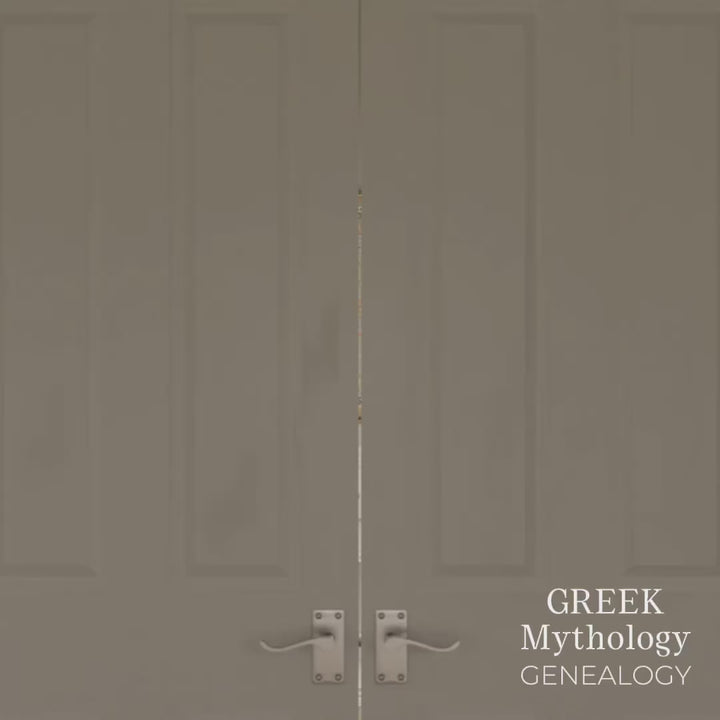 Greek Mythology Genealogy Poster Large