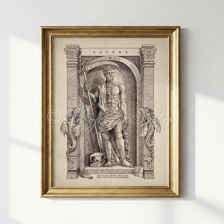 Saturn Altar Print
