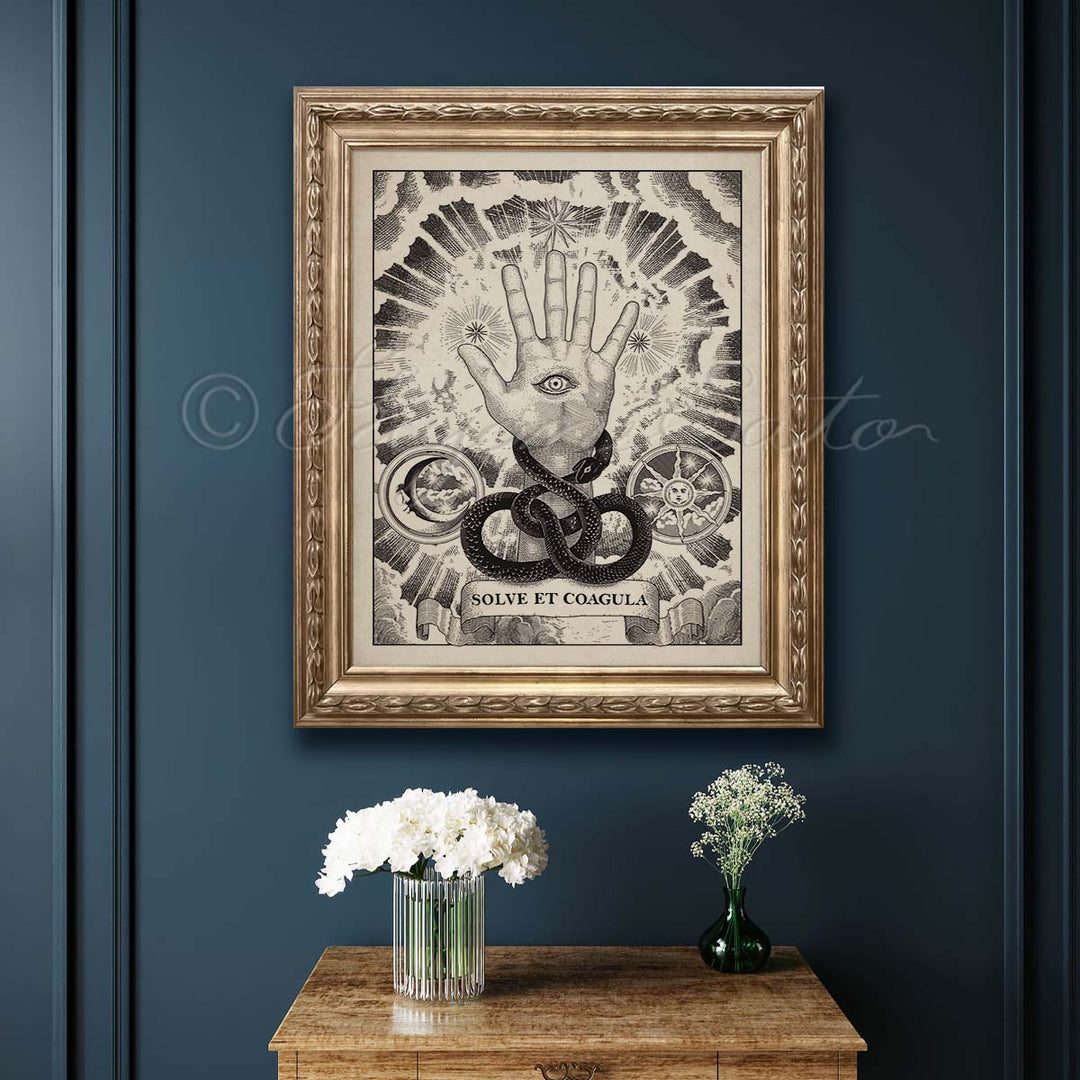 Solve et coagula Print