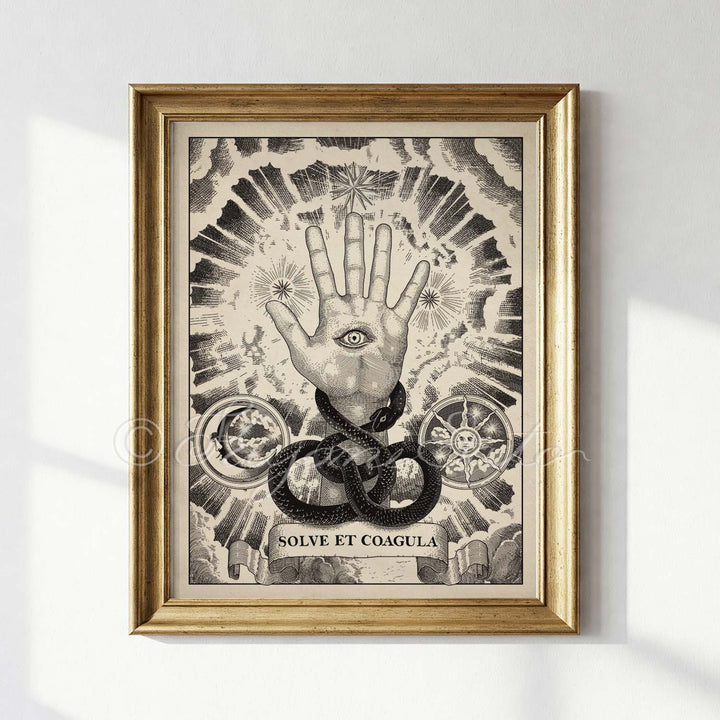 Solve et coagula Print